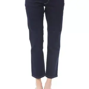 Blue Cotton Women's Jeans