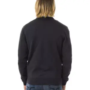 Gray Merino Wool Men Sweater