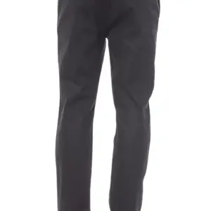 Black Cotton Men Pant