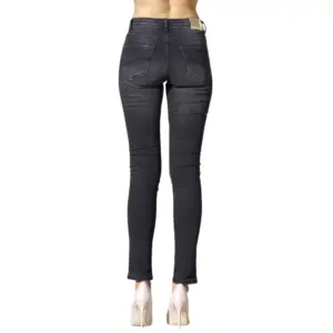 Black Cotton Women's Jeans
