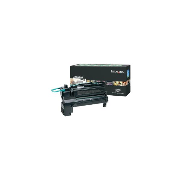 Lexmark toner nero return program x c792 x792 6k