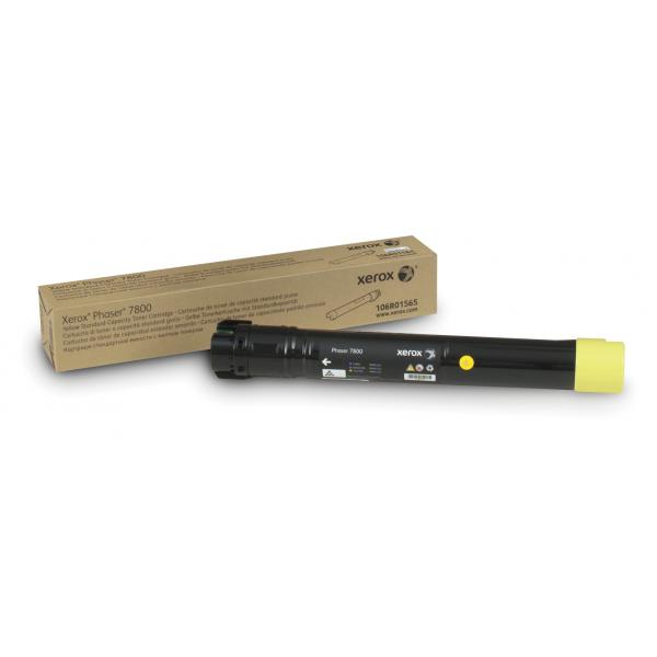 Xerox stampante phaser 7800, cartuccia toner giallo capacitÀ standard 6.000 pagine 106r01565