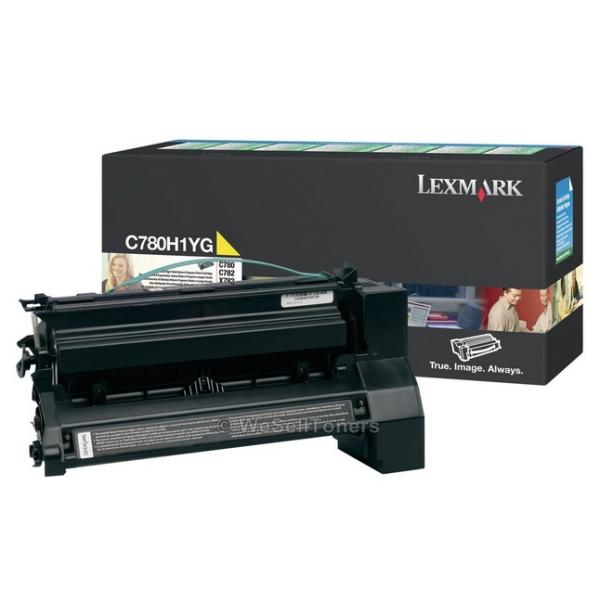 Lexmark 0c780h1yg toner giallo per c780/c782 10.000 pag