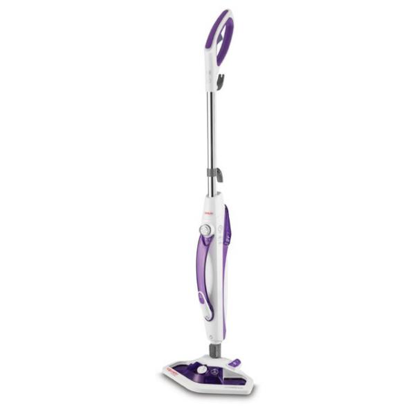 Polti pteu0274 vaporetto sv440_double scopa a vapore portatile senza sacco 2 in 1 capacita` 300 ml potenza 1500 w bianco-viola