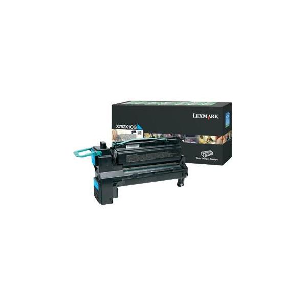 Lexmark x792x1cg toner nero per c792de/dhe/dte/e 20.000 pag