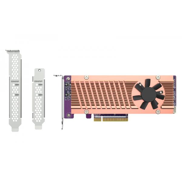 Qnap qm2-2p-384a scheda di interfaccia e adattatore interno m.2