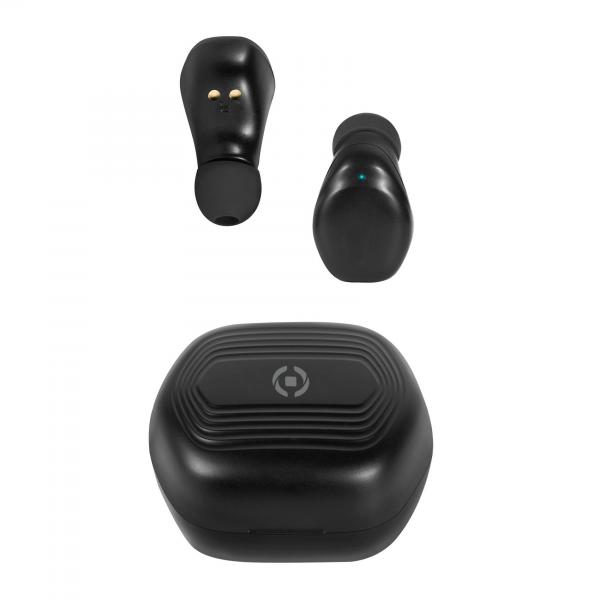 Celly auricolari true wireless earbuds flip nero