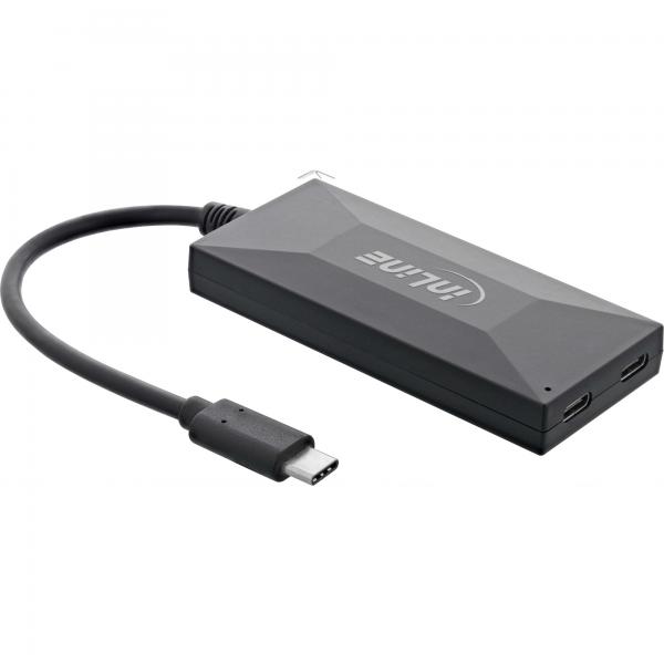 Hub USB 3.2 Gen.1 InLine - da USB-C a 2 porte USB-C e 3 porte USB-A - con alimentatore