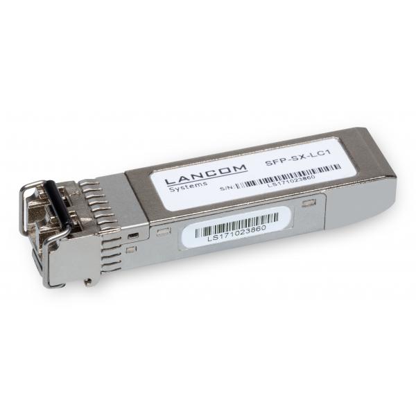 Lancom SFP-SX-LC1 - SFP (Mini-GBIC)-Transceiver-Modul - 1GbE - 1000Base-SX - LC Multi-Mode - bis zu 550 m - 850 nm (Packung mit 10)