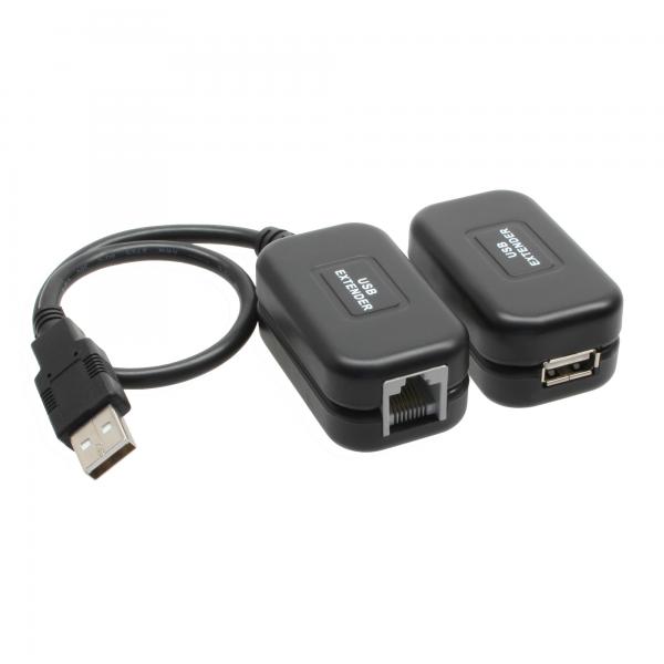 Estensione USB InLine - fino a 60 m tramite cavo di rete RJ45 Cat. 5e