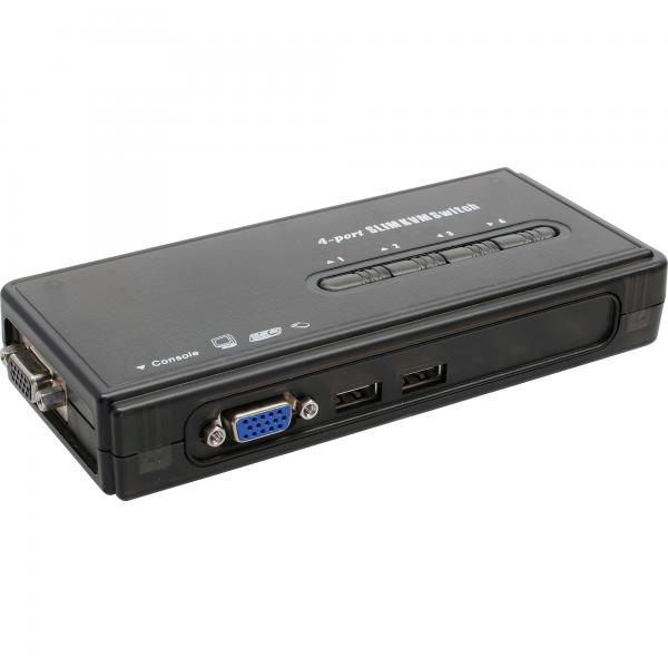 Switch KVM in linea - 4 vie - USB