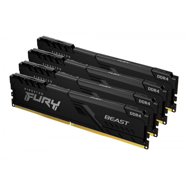 Kingston FURY Beast - DDR4 - Kit - 128 GB: 4 x 32 GB