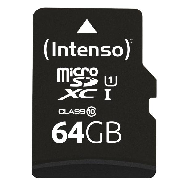 Intenso Performance - Scheda di memoria flash (adattatore da microSDXC a SD incluso)