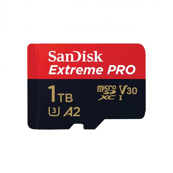 SanDisk Extreme Pro - Scheda di memoria flash (adattatore da microSDXC a SD incluso)