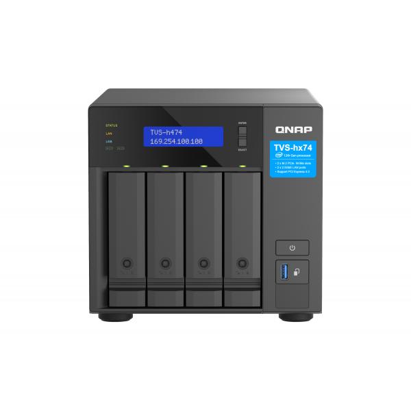 QNAP TVS-H474 - Server NAS - 4 alloggiamenti - SATA 6Gb/s