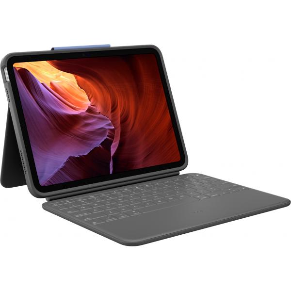 Logitech Rugged Folio - tastiera e custodia Folio - connettore Apple Smart - QWERTY - Nordico (danese/finlandese/norvegese/svedese)