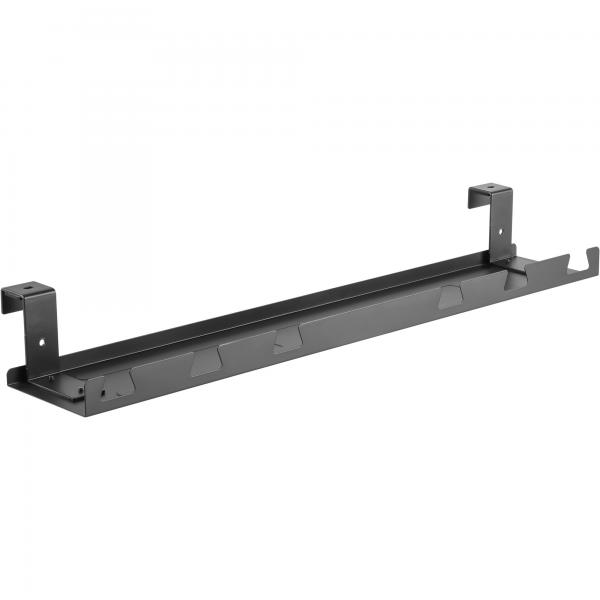 Ripiano/gestione cavi InLine per montaggio sotto tavolo - nero