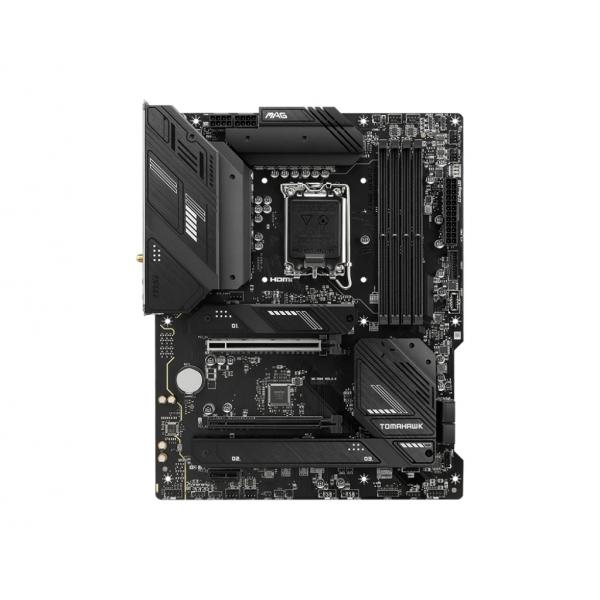 MSI MAG B760 TOMAHAWK WIFI - scheda madre - ATX - presa LGA1700 - chipset B760 - USB 3.2 Gen 1, USB 3.2 Gen 2, USB-C 3.2 Gen2, USB-C 3.2 Gen 2x2 - 2.5 Gigabit LAN, Wi-Fi, Bluetooth - grafica integrata (CPU richiesta)