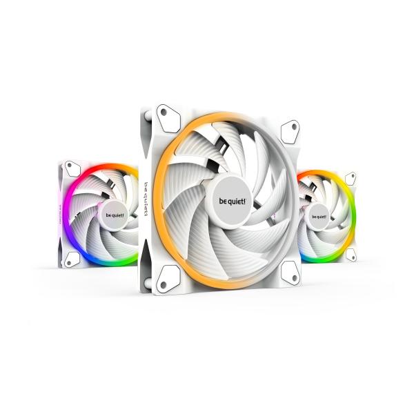 Silenzio! Light Wings - Ventola per case - PWM - 140 mm - Bianco (confezione da 3)