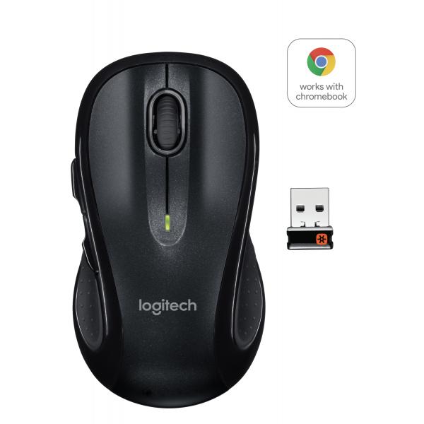 Logitech M510 - Mouse - Destrimano - Laser - 5 pulsanti - wireless - 2,4 GHz - ricevitore wireless (USB)