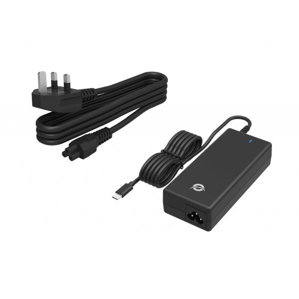 Conceptronic OZUL03BUK Caricatore da tavolo USB PD GaN da 100 W, cavo USB-C integrato, presa UK, universale, per interni, 100 - 240 V, 50 - 60 Hz, 100 W, 1,8 A