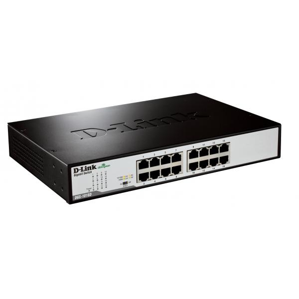 D-Link DGS 1016D - Interruttore - 16 x 10/100/1000