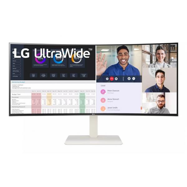 LG UltraWide 38WR85QC-W - Monitor LED - curvo - 96,5 cm (38")