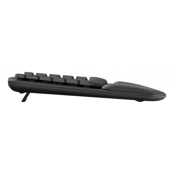 Logitech Ergo Series - Tastiera - wireless - 2,4 GHz, Bluetooth LE