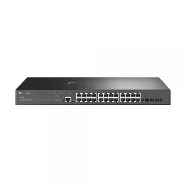 TP-LINK Omada SG3428XMP, Gestito, L2+, Gigabit Ethernet (10/100/1000), Power over Ethernet (PoE), installazione in rack, 1U