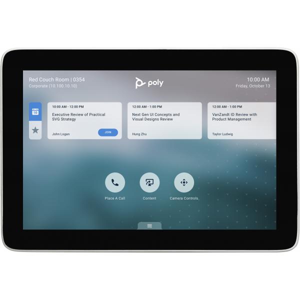 HP Poly TC8 - Controller touch - Certificato Zoom, certificato per Microsoft Teams