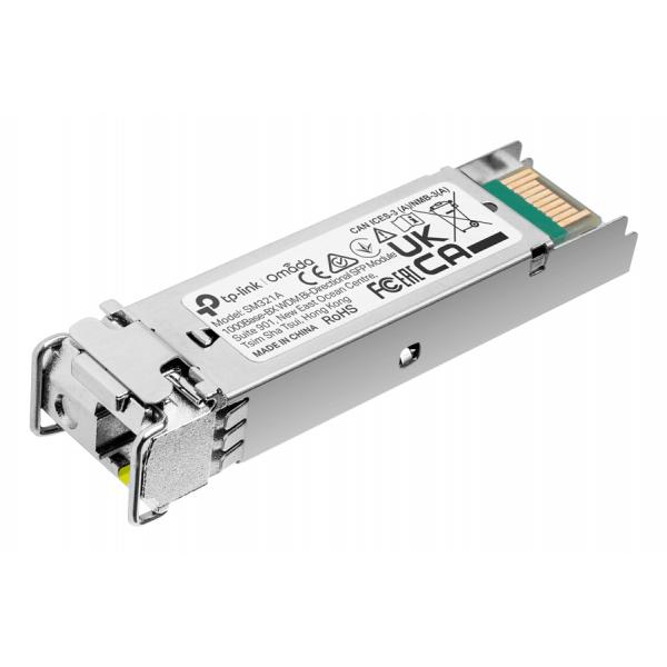 TP-LINK TL-SM321A V3 - Modulo ricetrasmettitore SFP (Mini-GBIC) - 1GbE - 1000Base-BX - Modalità singola LC/UPC - fino a 20 km - 1310 (RX)