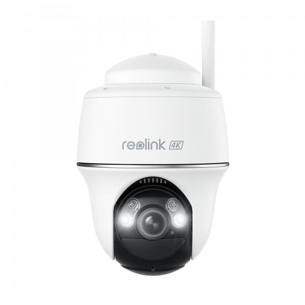 Reolink Argus Serie B440, Telecamera di Sicurezza IP, da Interno e da Interno Cupola bianca da soffitto wireless per esterni