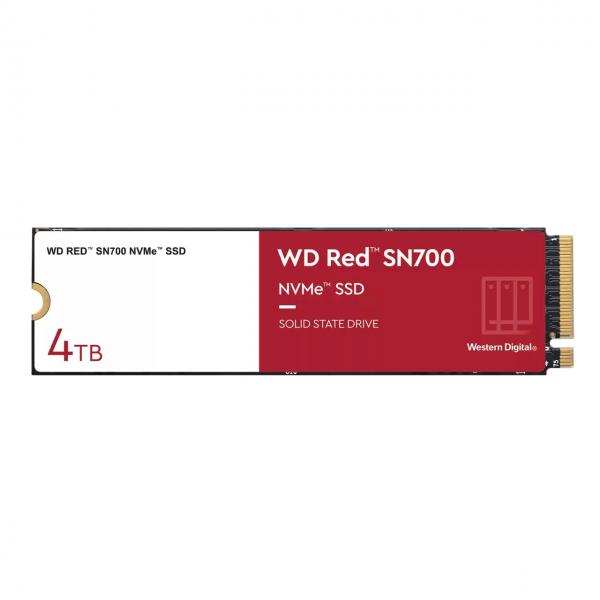 WD Red SN700 WDS400T1R0C-68BDK0 - SSD - 4 TB - interno - M.2 2280 - PCIe 3.0 x4 (NVMe)