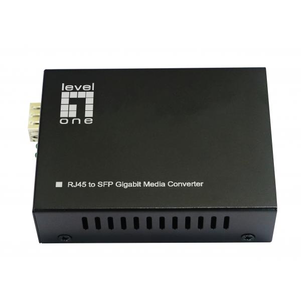 LevelOne Convertitore multimediale Gigabit da RJ45 a SFP, 802.3bt 60W PoE PSE, 1000Mbps, IEEE 802.3, IEEE 802.3ab, IEEE 802.3af, IEEE 802.3at, IEEE 802.3bt, IEEE 802.3u, IEEE 802.3x, IEEE..., Veloce Ethernet, Gigabit Ethernet, 10.100.1000 Mbps, 100BASE-TX, 1