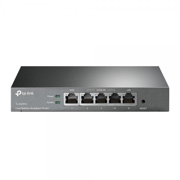 TP-LINK TL-R470T+ - Router - Porte WAN: 4