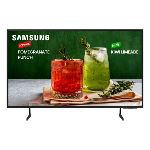 Samsung BE43D-H - TV LCD serie BED-H con diagonale da 107,9 cm (43") con retroilluminazione LED - Crystal UHD - Digital Signage - Smart TV - Sistema operativo Tizen - 4K UHD (2160p)