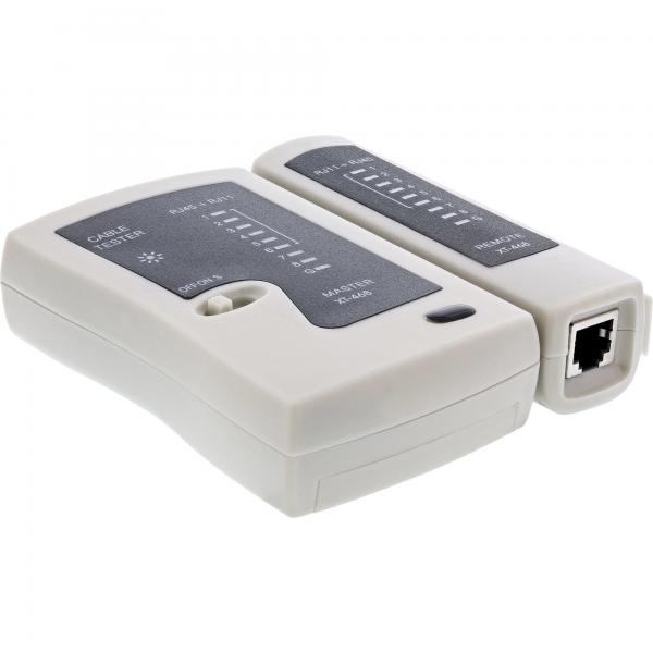Tester InLine per cavi RJ45 con 9 LED