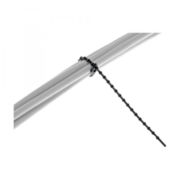 Fascette fermacavi InLine fascette sferiche nere - lunghezza 100 mm - 100 pezzi