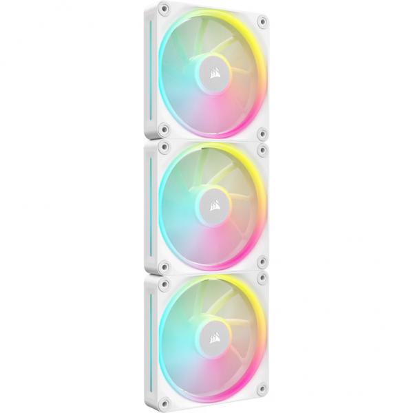 Corsair iCUE Link LX120 RGB Starter Kit - Gehäuselüfter - 120 mm - weiß (Packung mit 3)