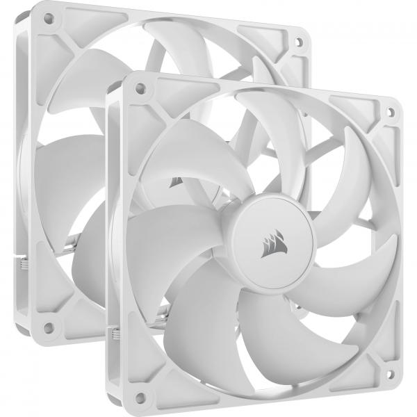 Corsair RS140 Dual Pack - Ventola per case - 140 mm - Bianco (confezione da 2)
