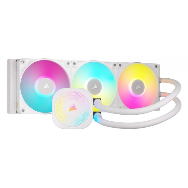 Corsair iCUE Link TITAN 360 RX RGB - sistema di raffreddamento a liquido del processore - dimensioni del dissipatore: 360 mm - (per: AM4, LGA1700, AM5, LGA1851)