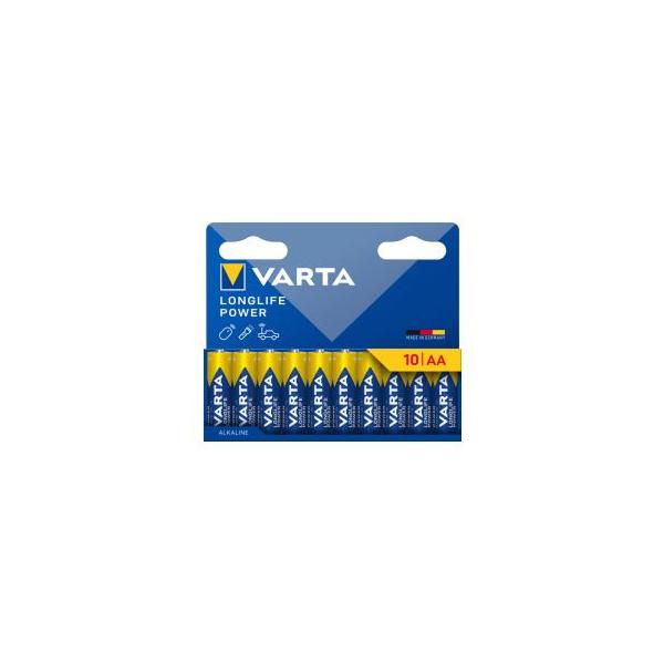 Varta Longlife Power - Batterie 10 x AA / LR6