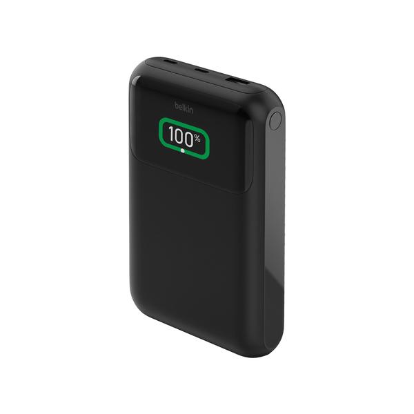 Belkin BoostCharge Pro - Power Bank - 20000 mAh - 65 Watt - Ricarica rapida, PD - 3 porte di uscita (USB-C a 24 pin, USB)