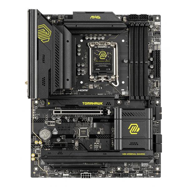 MSI MAG B860 TOMAHAWK WIFI - scheda madre - ATX - presa LGA1851 - chipset B860 - USB4, USB 3.2 Gen 1, USB 3.2 Gen 2, USB-C 3.2 Gen2 - 5 Gigabit Ethernet, Wi-Fi 7, Bluetooth - grafica integrata (CPU richiesta)