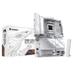Gigabyte AORUS B850 ELITE WIFI7 ICE - Scheda madre - ATX - Socket AM5 - Chipset AMD B850 - USB-C 3.2 Gen 2x2, USB-C 3.2 Gen2, USB 3.2 Gen 2, USB 3.2 Gen 1 - Bluetooth, Wi-Fi 7, 2.5 Gigabit LAN - Graf