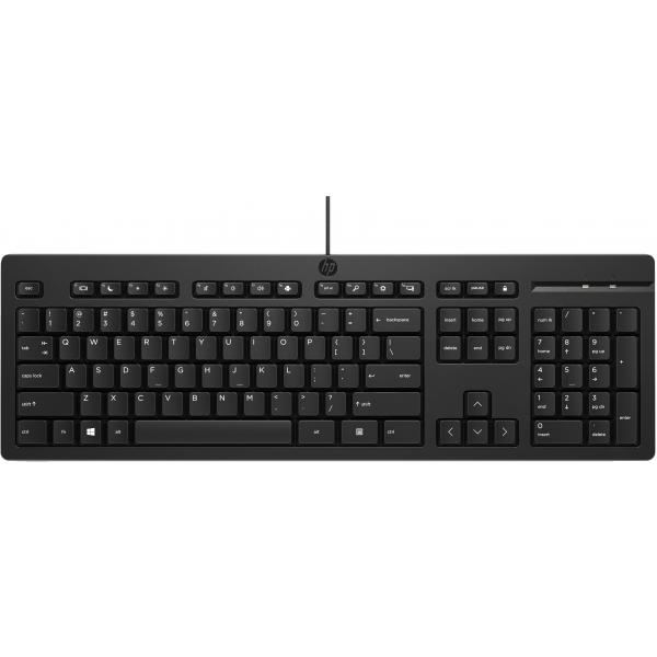 HP 125 - Tastatur - 100% - full size - USB - QWERTZ