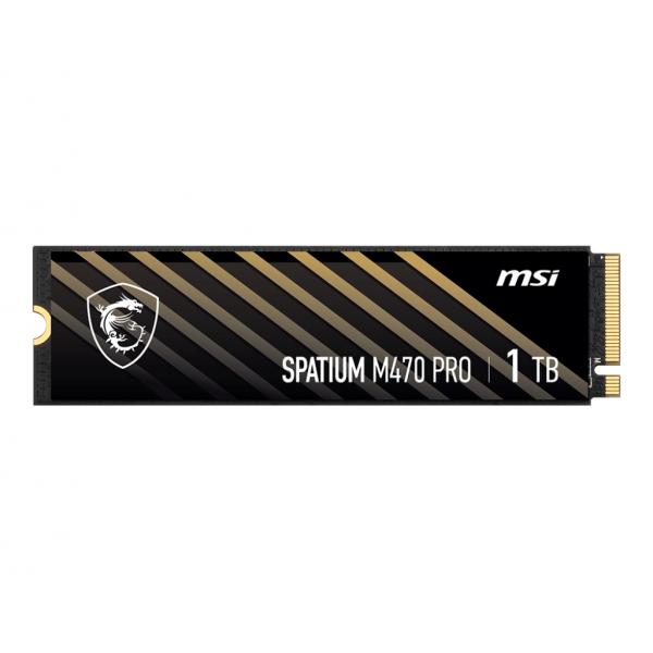 MSI SPATIUM M470 PRO - SSD - 1 TB - intern - M.2 2280 - PCIe 4.0 x4 (NVMe)