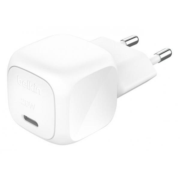 Belkin BoostCharge - Netzteil - kompakt - 20 Watt - Power Delivery 3.1, Fast Charge (24 pin USB-C)
