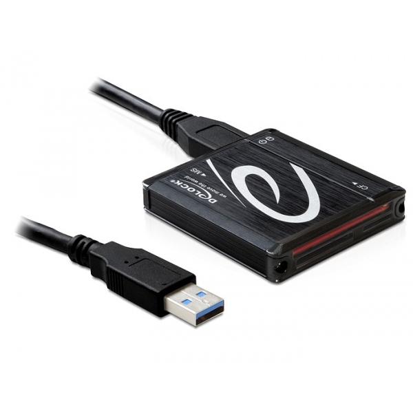 Delock Lettore di schede USB 3.0 All in 1 - Lettore di schede - All-in-one (multiformato)