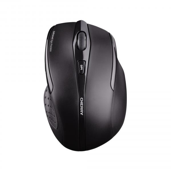 Cherry MW 3000 - Mouse - Destrimano - Infrarossi - 5 pulsanti - wireless - 2,4 GHz - ricevitore wireless (USB)